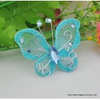 papillon turquoise pour déco de table