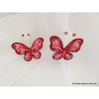 papillon rouge pour déco de table