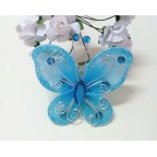 papillon bleu pour déco de table