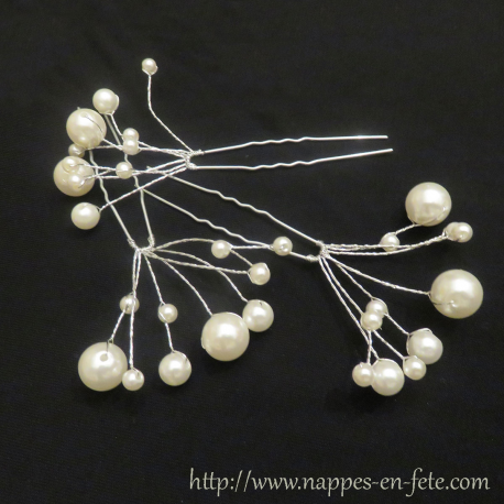 Bandeau Mariée Perles "Bride" - Couronne Coiffe De Mariage - Accessoire Demoiselle D'Honneur