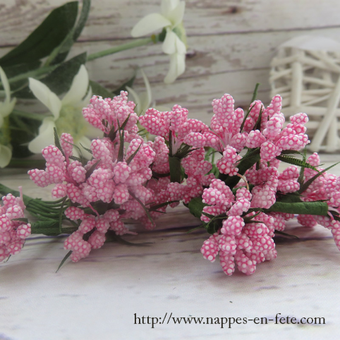 Fleurs miniatures, liens pour décorer vos tulles ou votre table