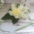 Bracelet fleurs pour mariage champetre