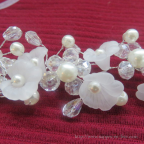 Accessoire mariage-accessoire cheveux - couronne en perles
