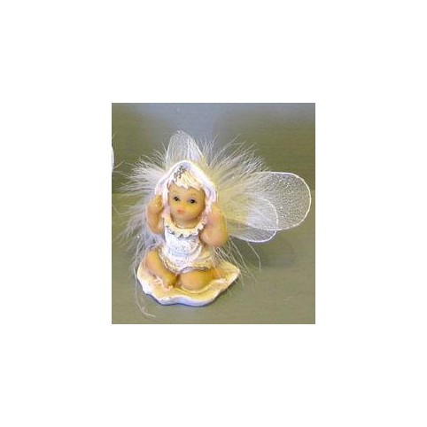 Figurine pour baptême, modèle Ange à la capuche