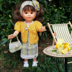 Vêtements pour poupées Corolle , Marie-Françoise, american doll -fait main- ensembles coordonnés chic et classe