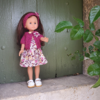 Robe de poupée cache cœur pour poupée de 30 à 33 cm