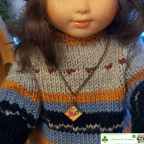 tricot-pull-vêtements pour poupée
